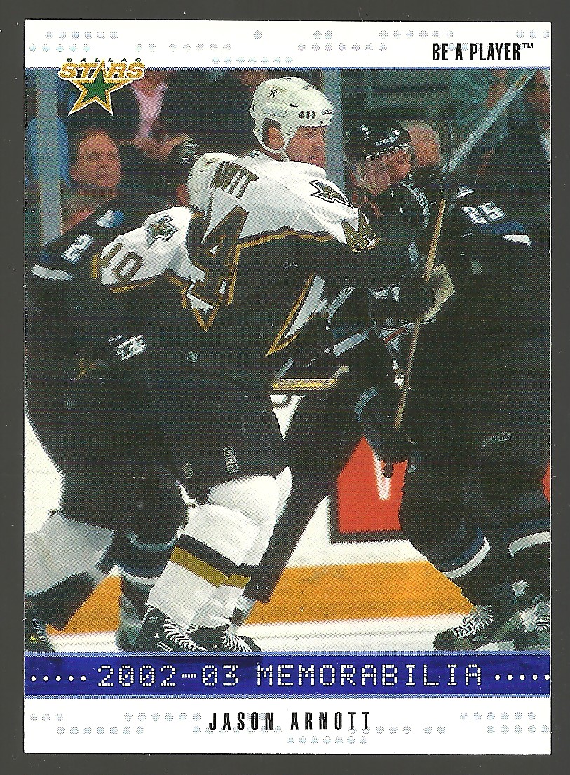 (image for) 2002-03 BAP Memorabilia Sapphire #81 Jason Arnott 001/100